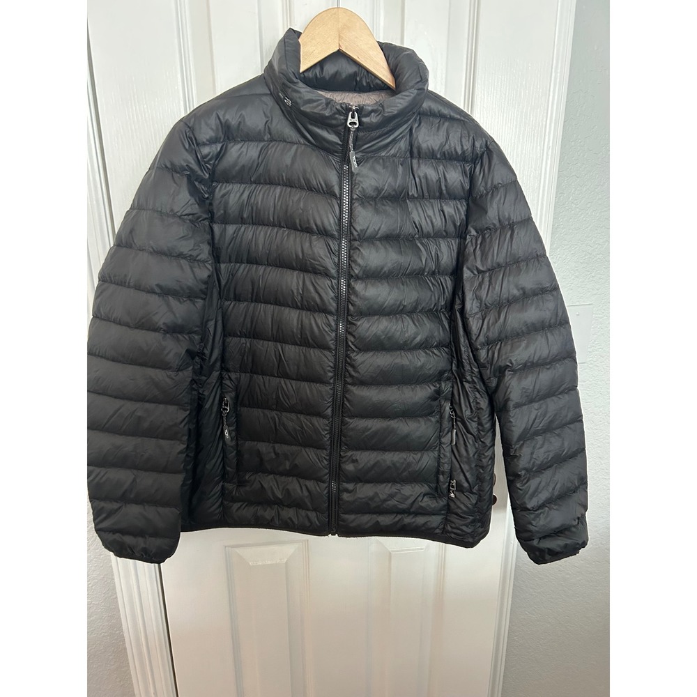 Tumi Black Packable Down Puffer Jacket Women Full… - image 1